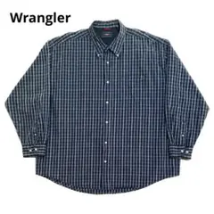 Wrangler over size check shirt