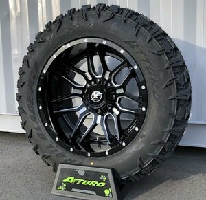 20x12J FJクルーザー XF OFFROAD XF222 20インチマッドタイヤホイールセット ATTURO TRAIL BLADE MTS 295/55R20 33x13.50R20 35x13.50