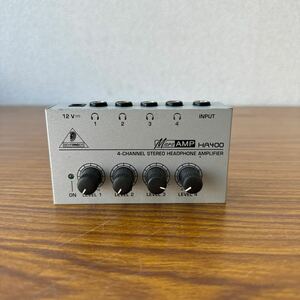 管 S241108 a ★ Behringer HA400 Micro Amp べリンガー ヘッドホンアンプ 動作未確認 ☆★