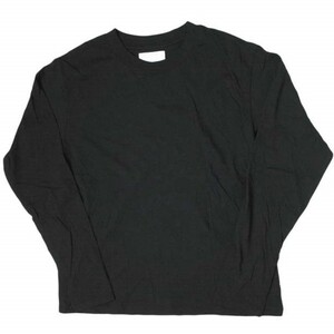 RE-PURPOSE リパーパス 日本製 SOLID L/S TEE ソリッドロングスリーブTシャツ L ブラック 長袖 L