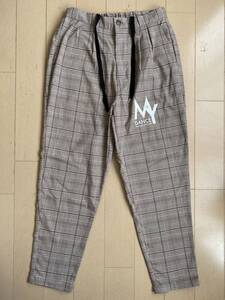 MYDANCE マイダンス dance check pants C チェック　ダンスパンツ　ベージュ