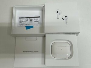 601　アップル Apple AirPods 第3世代 Lightning充電ケース付き MPNY3J/A 中古