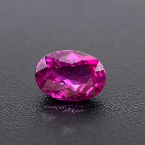 M2580【BSJD】天然 コランダム ルビー ルース 0.582ct タイ産 中央宝石研究所 宝石鑑別書 分析報告書 付き