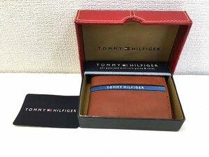 ▲二宮店▲【現状品】U6-59 TOMMY HILFIGER トミーヒルフィガー 二つ折り 財布 ウォレット メンズ