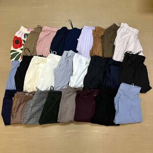 55点ユニクロボトムス/スカート大量セット◆UNIQLO ボトムス/スカート レディース 大量古着 古着仕入れ 検)GU/無印良品