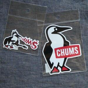 2枚セット CHUMS ステッカー CH62-1622 CH62-0047 防水素材 未使用