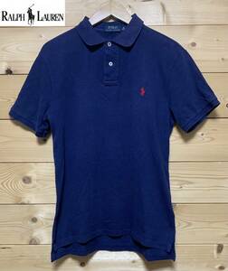 24時間以内発送★入手困難品★美中古・ POLO RALPH LAUREN（ラルフローレン）★ポロシャツ　NAVY　サイズM