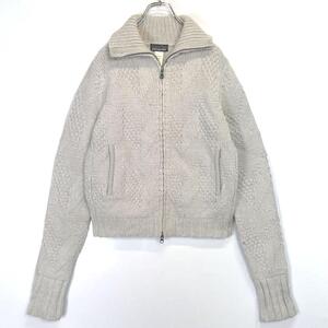 90s Patagonia パタゴニア ジップ ニットカーディガン アランニット