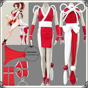 【即納】コスプレ衣装 KOF97 不知火舞忍者制服 風 風(ウィッグ 靴別売り)