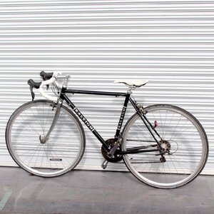 T580) 【防犯解除済/前輪パンク】RALEIGH カールトン N Carlton-N ロードバイク 520mm 700×25C 2×8速 自転車 ラレー スポーツ