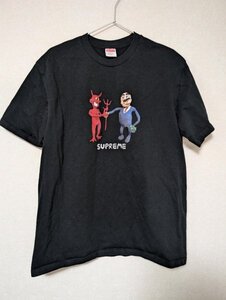 Supreme Business Tee 2023SS シュプリーム ビジネス Tシャツ 悪魔 プリント 半袖 カットソー Sサイズ ブラック