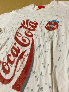 即決 ７０年製 coca-cola コカコーラ COKE USA製 ヴィンテージ ビンテージ 中古美品 Tシャツ US Mサイズ