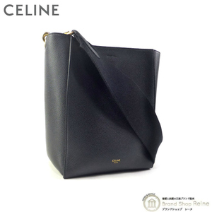 セリーヌ （CELINE） サングル バケット スモール ショルダー バッグ 18930 BLACK（美品）中古