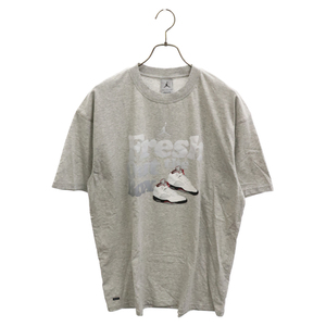 NIKE ナイキ 00s AIR JORDAN 5 プリント 半袖 Tシャツ デッドストック グレー