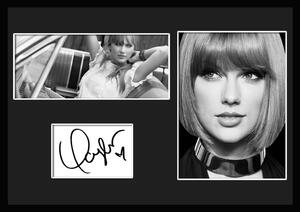 10種類!Taylor Swift/テイラー・スウィフト/サインプリント&証明書付きフレーム/BW/モノクロ/ディスプレイ (1-3W)