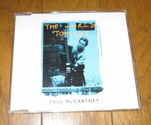 輸入盤CD SINGLE：BEATLES/PAUL MCCARTNEY/THE WORLD TONIGHT + 2/7243 8 84259 2 6/MADE IN HOLLAND/スリムケース/独自編集