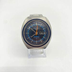 1円〜 5☆ SEIKO 5 SPORTS 腕時計 6106-8560 007913 セイコー ファイブ スポーツ デイデイト 自動巻き AUTOMATIC23石 動作未確認 黒文字盤