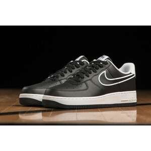 D25【特価/Used/入手困難】NIKE AIR FORCE 1 07 LTHR BLACK/WHITE/Jordan sb force atmos AIRMAX dunk acg supreme 1 2 4 95 97 90 