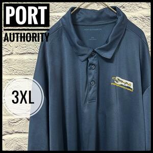 【 PORT AUTHORITY 】 メンズ ポロシャツ Tシャツ 4L ゴルフ アメカジ 古着 メンズ古着 海外輸入 ヴィンテージ US古着　大きいサイズ