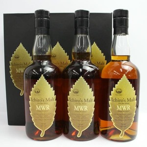 1円~【3本セット】Ichiros Malt（イチローズモルト）ピュアモルト MWR ミズナラウッドリザーブ 46％ 700ml G24I170199