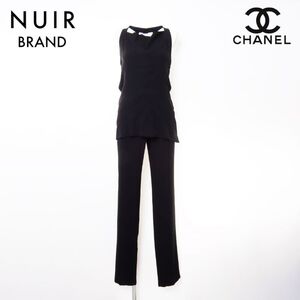 シャネル CHANEL セットアップ シルク ブラック