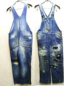 ◇即決[W30]UNION SUPPLY US41491R 12oz AHINA OVERALLS REMAKE MODEL オーバーオール ユニオンサプライ デニム パンツ■R534