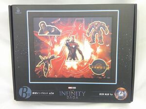 32 送60サ 0114YB11 Happyくじ マーベル THE INFINITY SAGA 額装ピンズセット 中古品