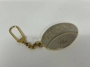 【O10-59】GUCCI Plus キーホルダー グッチプラス ゴールドカラー