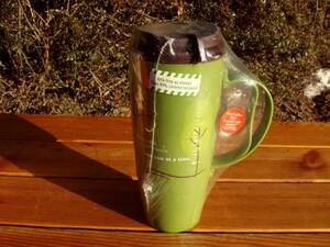 入手困難★パッケージ未開封【Thermo Serv】お宝★Tim Hortons Insulated Mug Green★稀少Made in U.S.A.♪