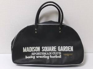 ★レトロ品 当時物 MADISON SQUARE GARDEN マジソン スクエア ガーデン バッグ 傷み顕著★