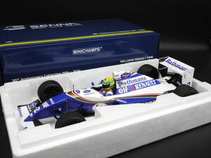 1:12 Minichamps ウィリアムズ FW16 サンマリノGP 1994 ロスマンズ仕様 A.セナ #2 Senna ラストレース Williams 没後30年コレクション