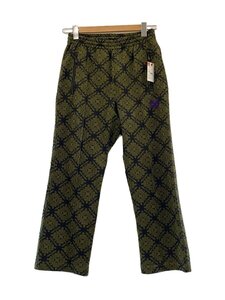 Needles◆21SS/TRACK PANT POLY JQ/ボトム/XS/ポリエステル/KHK/総柄/IN198