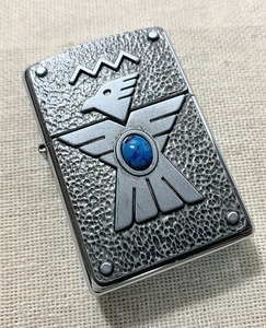 未着火 ZIPPO ジッポ 2003年製 インディアンスピリット サンダーバード オイルライター 喫煙具