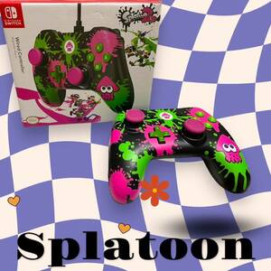 スプラトゥーンコントローラー　海外版　任天堂Switch