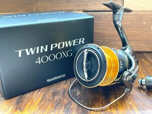 ■ 美品 SHIMANO TWIN POWER シマノ ツインパワー4000XG-D スピニングリール 箱/説 有★