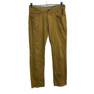 BULLHEAD カラーデニムパンツ W31 DILLON SKINNY 黄土色 古着卸 アメリカ仕入 2209-20