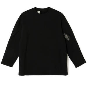 新品 N.HOOLYWOOD TPES ミスターハリウッド 24AW LONG SLEEVE PULLOVER SWEATSHIRT スウェーデン軍 裏起毛スウェット 9242-CS05-009 38 BLK