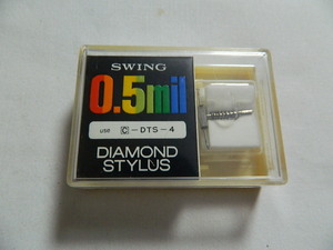 ☆0186☆【未使用品】SWING 0.5mil DIAMOND STYLUS コロムビアW C-DTS-4 レコード針 交換針