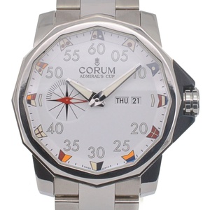 コルム CORUM 947.931.04/V700 AA12 アドミラルズカップ コンベンション チタン 自動巻き メンズ 美品 箱・保証書付き N#134483