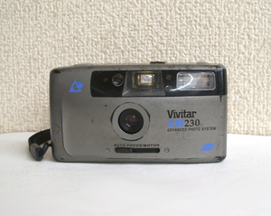 シャッターOK◎コンパクトカメラ Vivitar XM 230 パノラマ切替 APS U.S.A フィルムカメラ　ご希望によりレターパック可　札幌市 豊平区