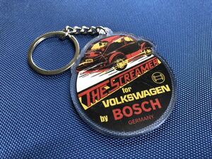 空冷 VW BOSCH ボッシュ SCREAMER スクリーマー キーホルダー ブルーコイル デスビ 019 ワーゲン ビートル バス カルマンギア エンピ EMPI