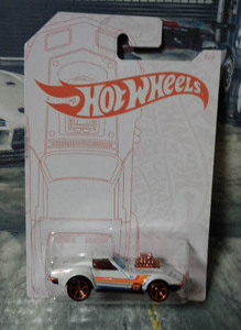 ホットウィール 1968 コルベット ガスモンキーガレージ ホワイト　HOTWHEELS 