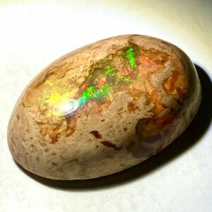 ☆天然カンテラオパール 6.68ct☆J約16.4×11.3mm ルース 裸石 宝石 ジュエリー jewelry candera opal 遊色 CC4/CC4