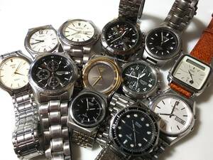 【X7-2】SEIKO セイコー【DOLCE/SilverWave/HYBRID/Chronograph/AGS】腕時計/ジャンク品/部品取り/まとめて