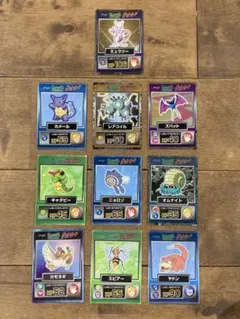 ポケットモンスター　ゲットカード　Meiji 明治　10枚まとめ　初期　ポケモン