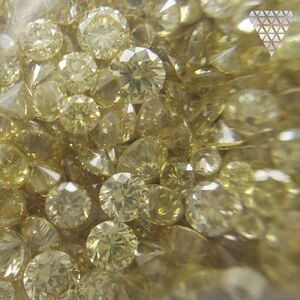 合計 3.0ct Fancy Light - Fancy Brownish Yellow 系 天然 ダイヤモンド メレ カラー MIX 量り売り