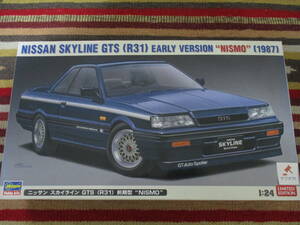 ハセガワ 1/24 NISSAN ニッサン スカイライン GTS (R31) 前期型 "NISMO" 1987 SKYLINE R31 EARLY VERSION ニスモ