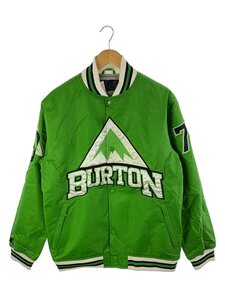 BURTON◆スカジャン/M/ナイロン/GRN