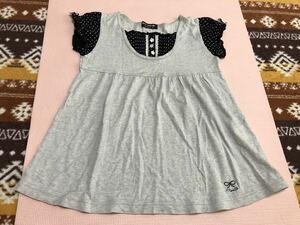 ポンポネット 半袖カットソー　サイズM 150センチ トップス　キッズ　ジュニア　女の子　半袖Tシャツ