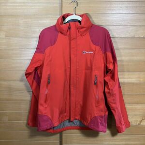 berghaus バーグハウス ナイロンジャケット GORE-TEX JACKET ゴアテックス マウンテンパーカー M フード収納 古着